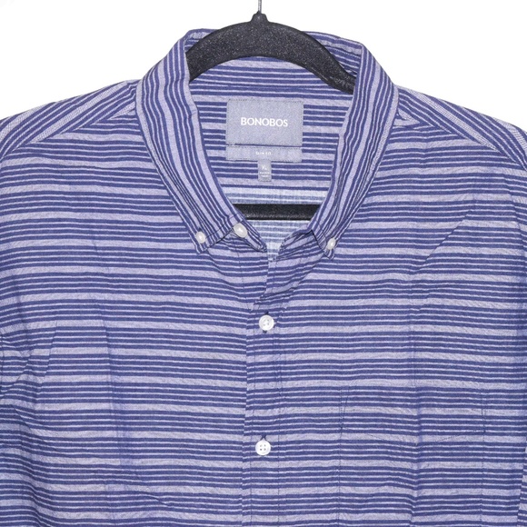 Bonobos Other - Bonobos XL Slim Fit  Blue Grey Long Sleeve Shirt